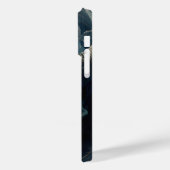 Teufel Totenkopf mit funkelnden blauen Augen Case-Mate iPhone Case (Achterkant / Links)