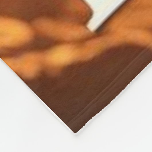 Teufelbier: straight from hell fleece deken (Hoek)