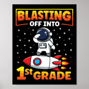 Teugelloop naar de 1e klas eerste schooldag 2 poster