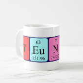Teunis nom de table périodique mug (Devant gauche)