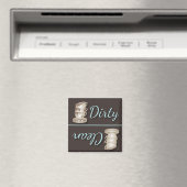 Teups Magnets de frigorifique sale ou propre (In Situ (Lave-vaisselle))