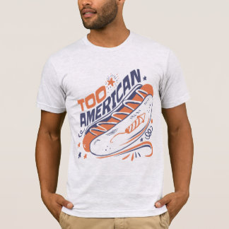 Teveel Amerikaans - 4 juli Hotdog Humor T-shirt