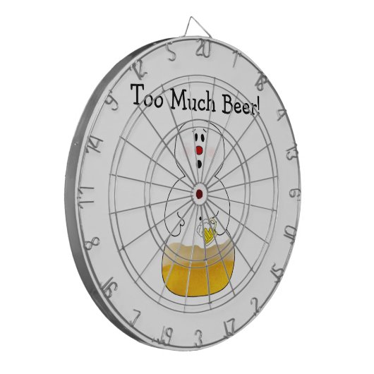 Teveel Beer Dartboard Dartbord (Voorkant Links)
