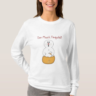 Teveel Shirt van de Sneeuwman Tequila