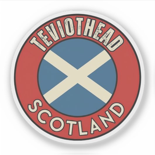 Teviothead, Schotland Sticker (Voorkant)