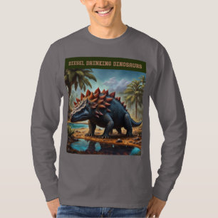 Tevreden ankylosaurus t-shirt