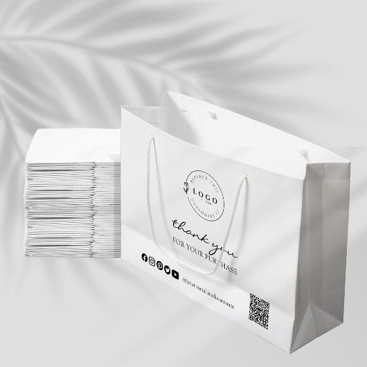 Tevredenheid in Hand Aangepaste Bedankt Aankoop Groot Cadeauzakje