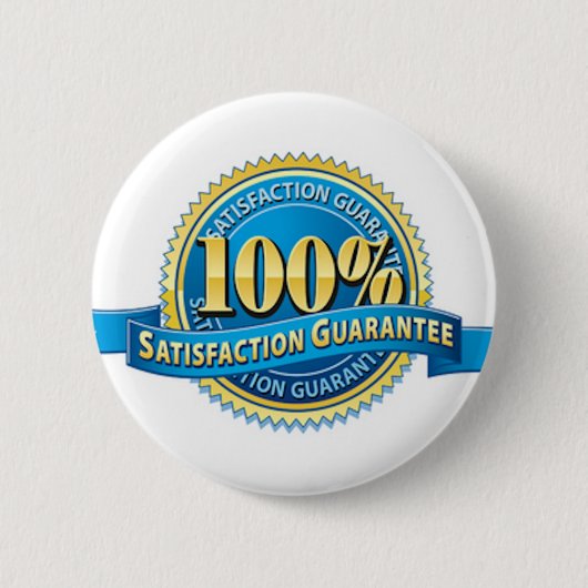 Tevredenheidsgarantie Button Pins (Voorkant)