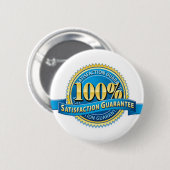 Tevredenheidsgarantie Button Pins (Voorkant /achterkant)