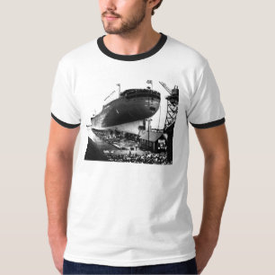 Tewaterlating van de Edmund Fitzgerald  6-8-1958 ( T-shirt