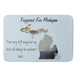 Teweeggebracht voor Michigan Bath Mat