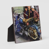 Tex-motorfiets Fotoplaat (Voorkant)