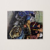 Tex-motorfiets Legpuzzel (Horizontaal)