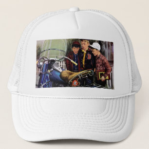 Tex-motorfiets Trucker Pet