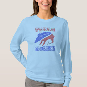 Texaan voor het Shirt van McCain lange hoes