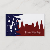 Texaanse Abstracte vlag, Texas Visitekaartje (Voorkant)