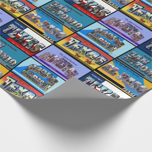 Texaanse Briefkaarten Cadeaupapier (Hoek)