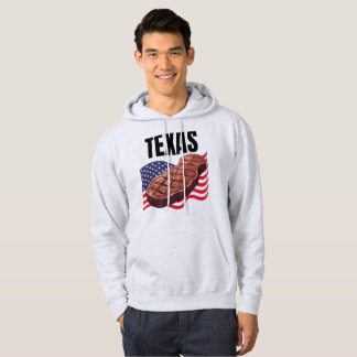 Texaanse Mannen Hooded Sweatshirt