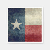 Texaanse staatsvlag retro stijl Papieren servette Servetten (Voorkant)