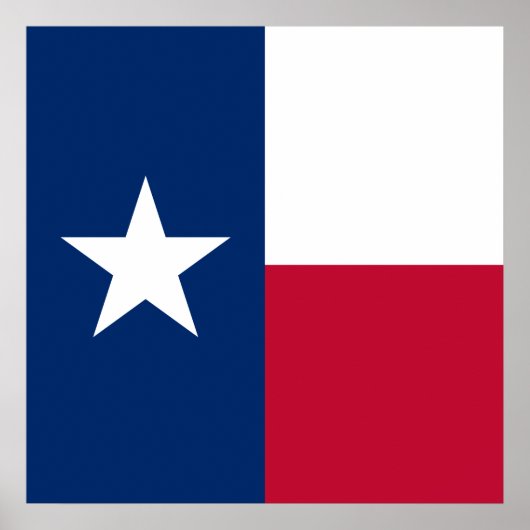 Texaanse staatsvlag (Texas) Poster (Voorkant)