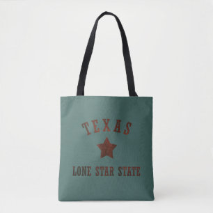 Texaanse vintage de enige sterrenstaat draagtas