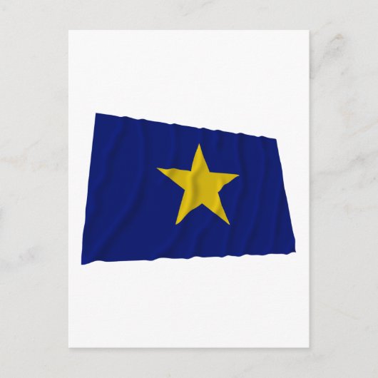 Texaanse vlag briefkaart (Voorkant)