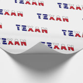 Texaanse vlag cadeaupapier (Hoek)