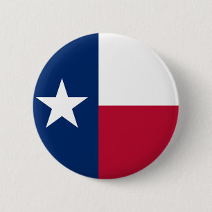 Texaanse vlag ronde button 5,7 cm