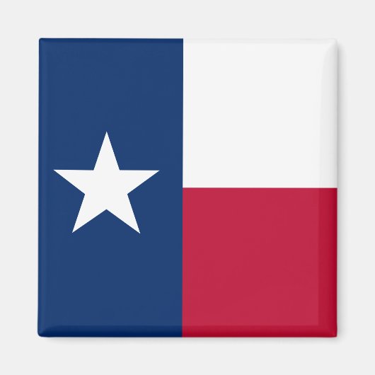 Texaanse vlag & Texas, Amerikaanse vakantie/sport Magneet (Voorkant)