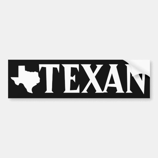 Texan Bumpersticker (Voorkant)