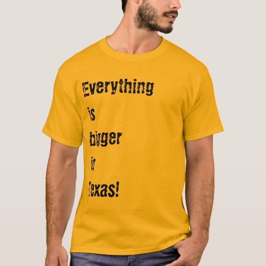 Texan T-shirt (Voorkant)