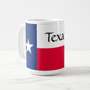 Texan, Texas Flag met Bluebonnets, Mok