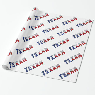 Texan Waving Flag Cadeaupapier