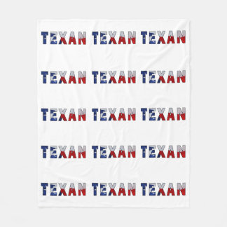 Texan Waving Flag Fleece Deken