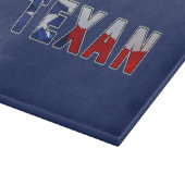 Texan Waving Flag Snijplank (Hoek)