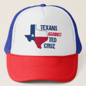 Texanen tegen Ted Cruz 2024 Trucker Pet (Voorkant)