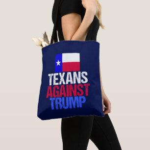 Texanen tegen Trump Blue Draagtas