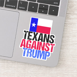 Texanen tegen Trump: Texaanse Democratische Laptop Sticker