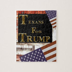 TEXANEN VOOR TRUMP LEGPUZZEL