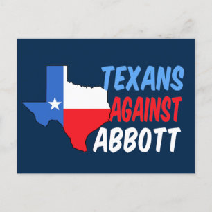 Texans against Greg Abbott Briefkaart