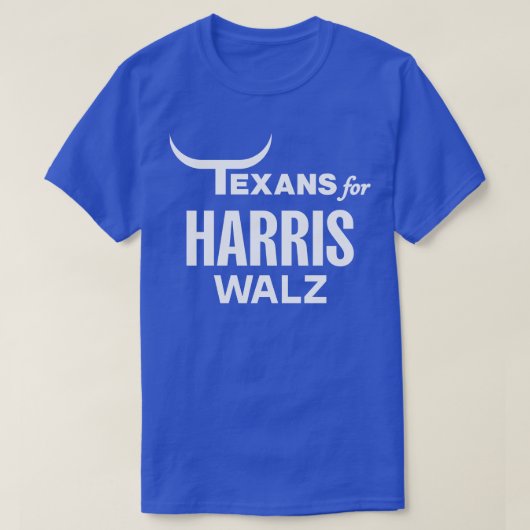 Texans pour Kamala 2024 Tim Walz TShirt (Design devant)