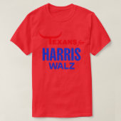 Texans pour Kamala Tim Walz 2024 TShirt (Design devant)
