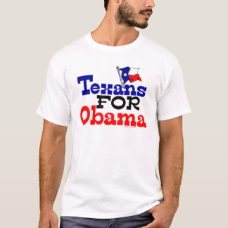Texans pour le T-shirt d'Obama