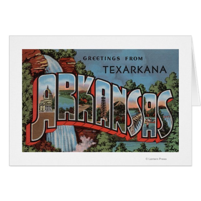 Texarkana, Arkansas (Scène des chutes d'eau) (Devant horizontal)