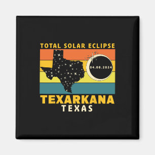 Texarkana Texas Totale Zonsverduistering 2024 Magneet