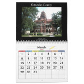 Texas 12 County Courthouse Wall Calendar Kalender (Mar 2026)