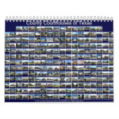 Texas 12 County Courthouse Wall Calendar Kalender (Hoes)