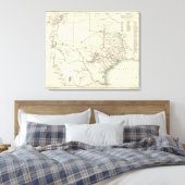 Texas 14 canvas afdruk (Insitu (Slaapkamer))