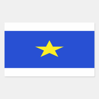 Texas (1836-1839) rechthoekige sticker