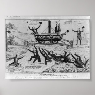 Texas, 1844 poster